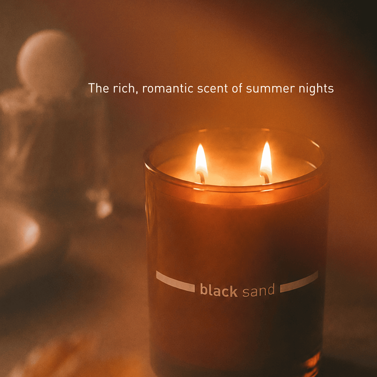 Black Sand Candle