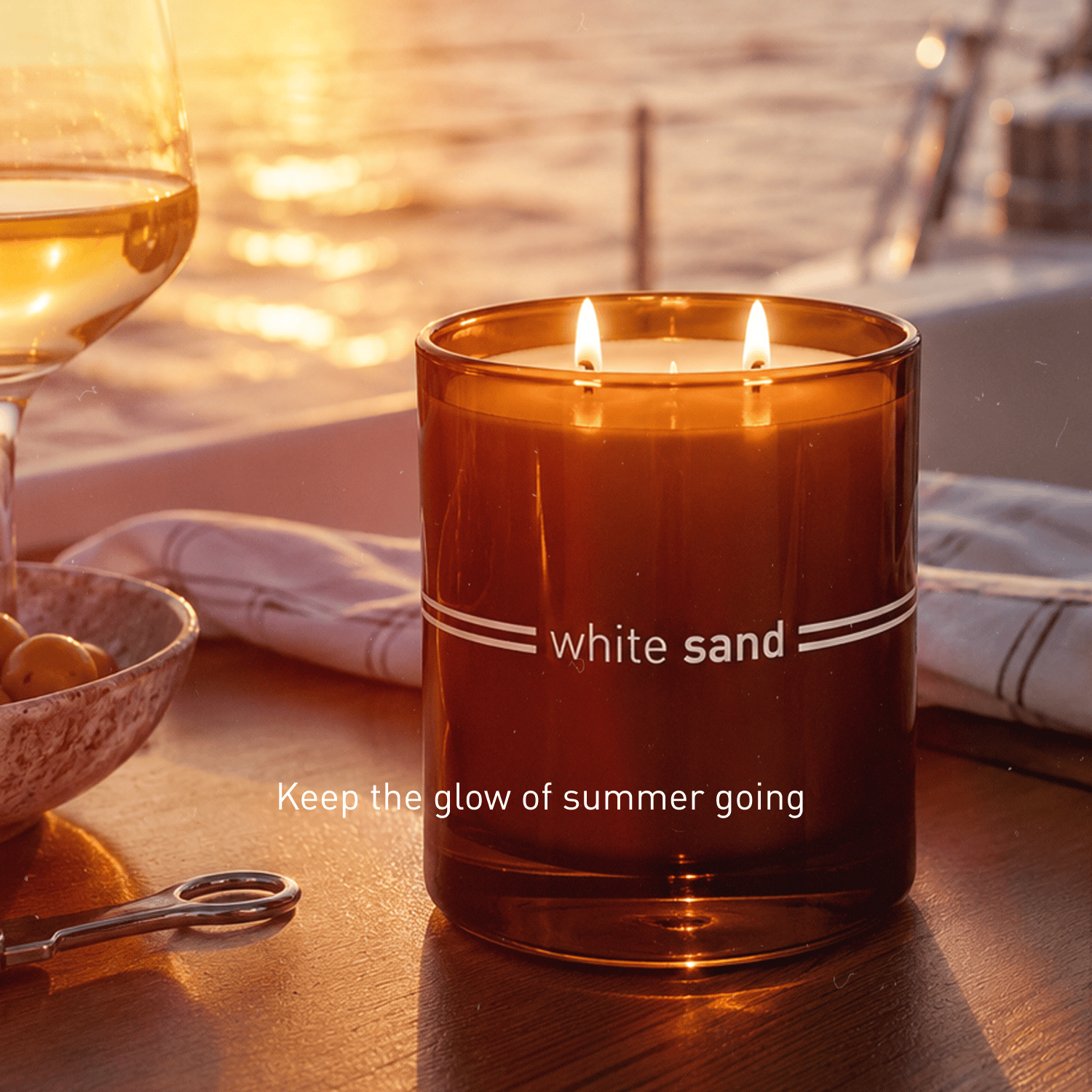 White Sand Candle