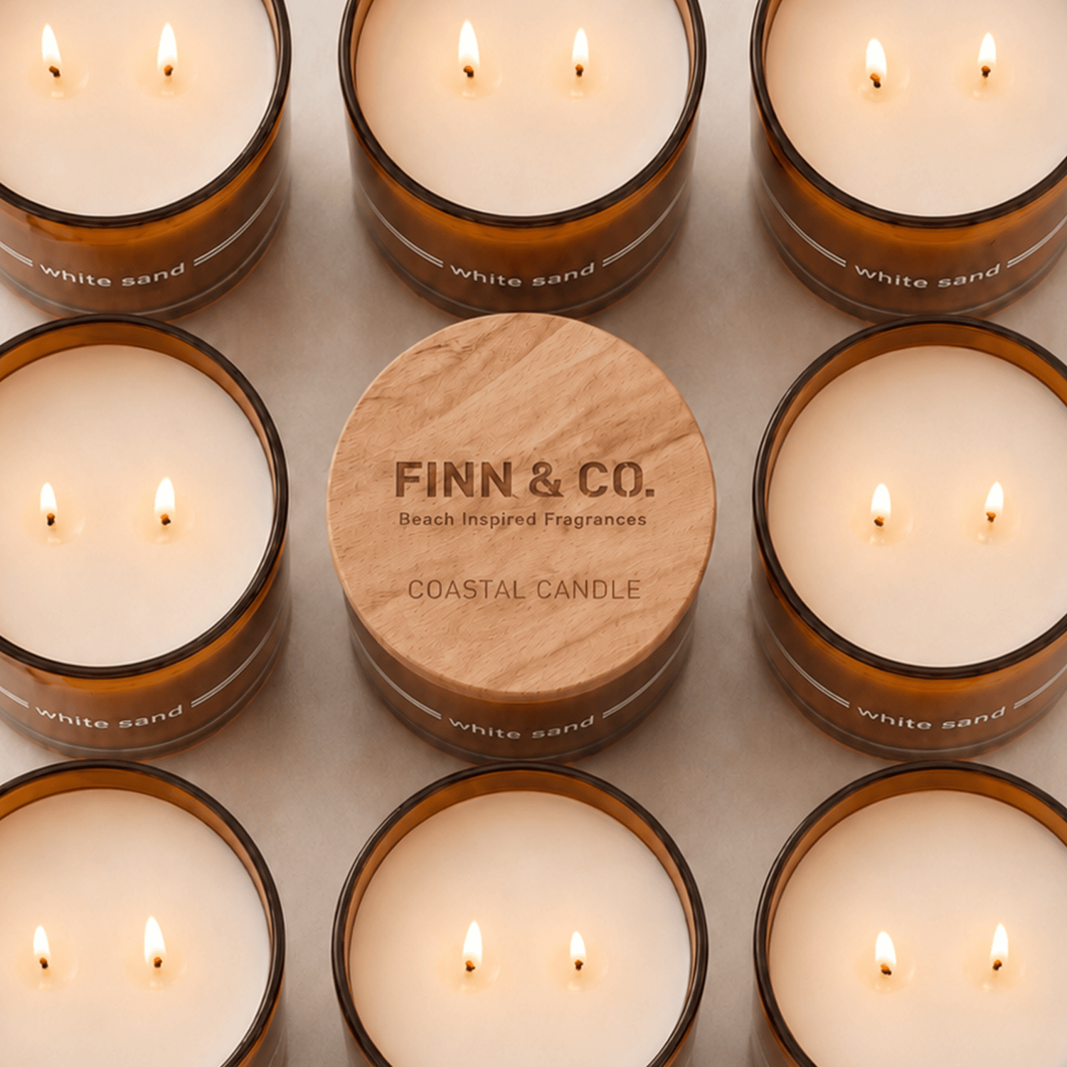 White Sand Candle
